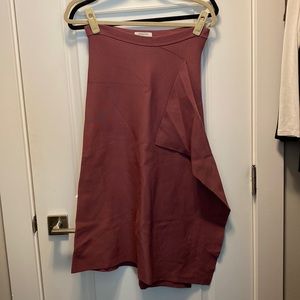 Aritzia Babaton Midi Length Ruffle Skirt